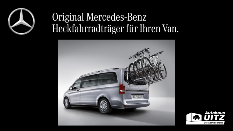 Original Mercedes-Benz Heckfahrradträger für Ihren Van.