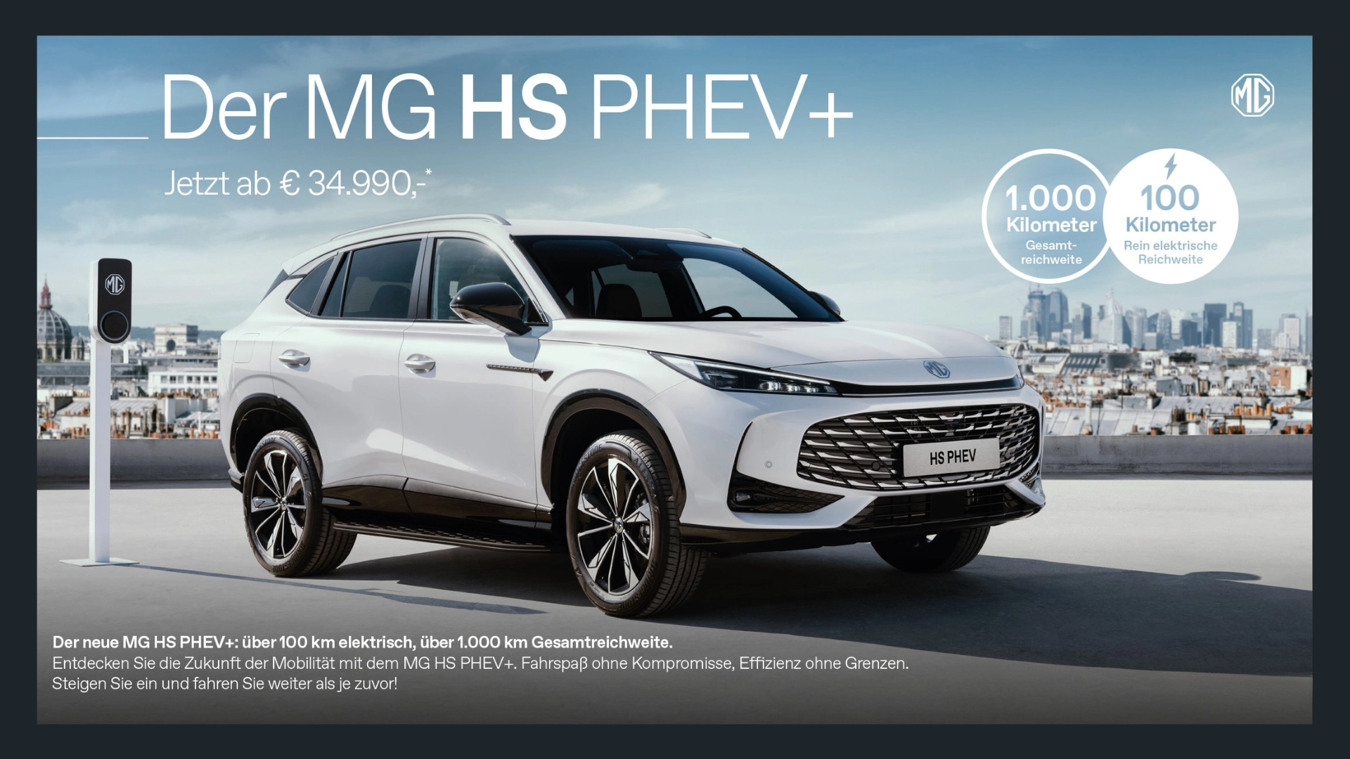 Der MG HS PHEV+ nur kurze Zeit um € 34.990,-*