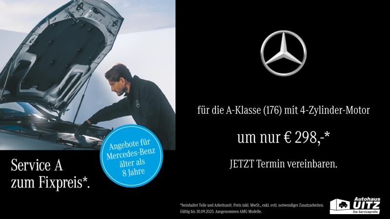 Service A zum Fixpreis - Wellness für Ihren Mercedes-Benz