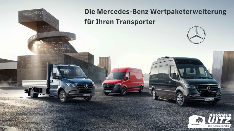Die 4-Jahres-Wertpaketerweiterung für Ihren Mercedes-Benz Transporter
