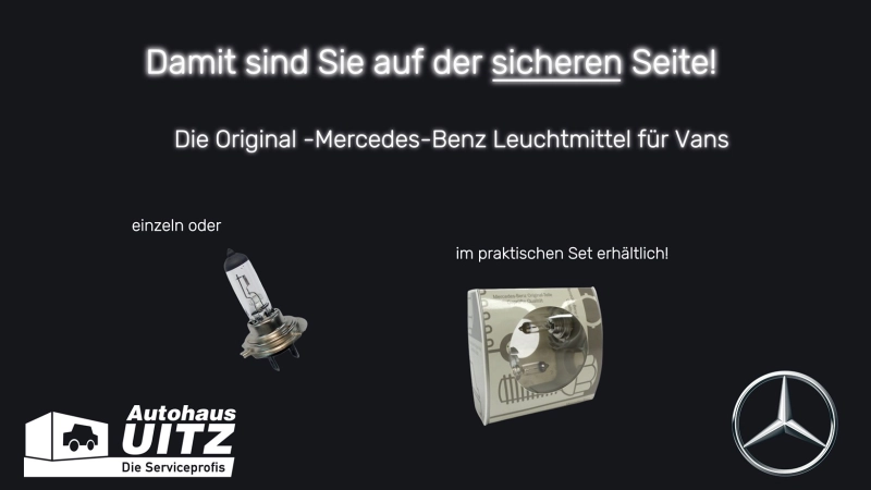 Original Mercedes-Benz H7 Lampen für Vans