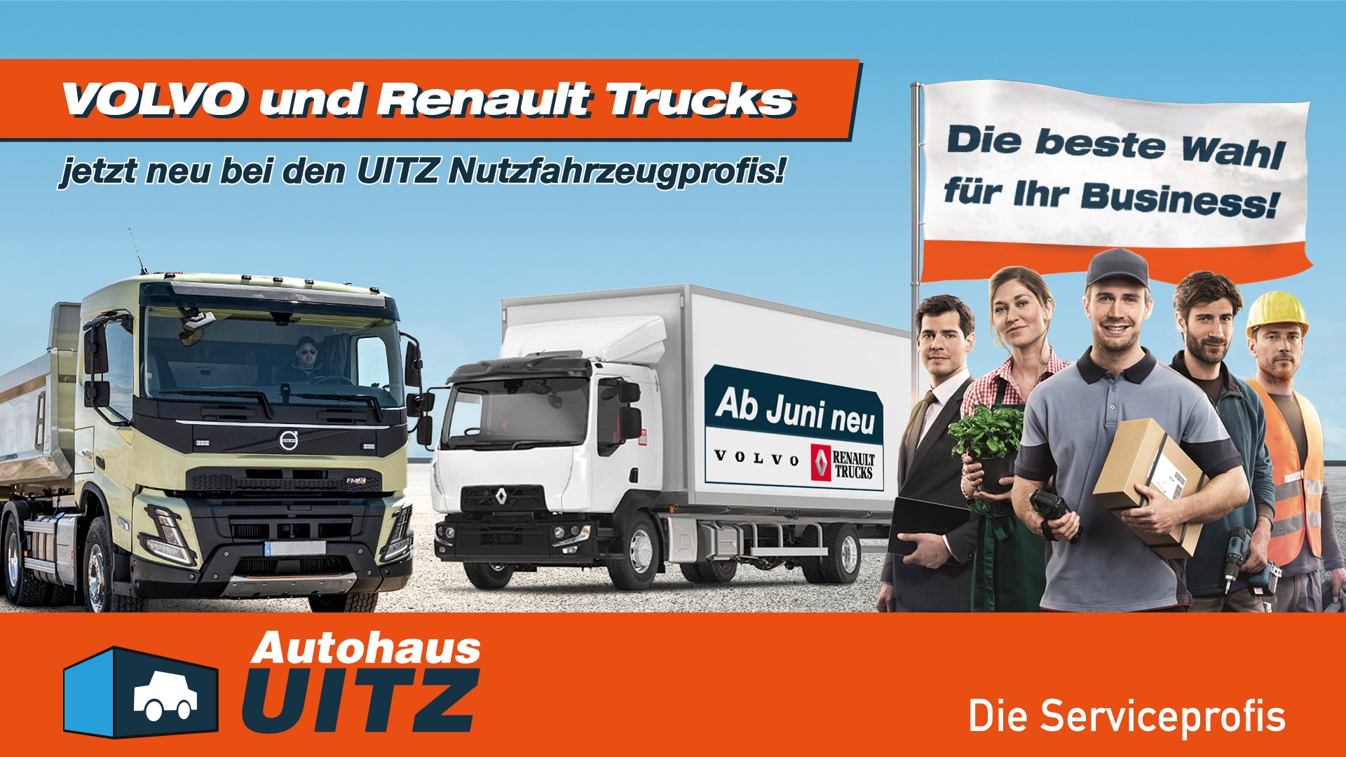 NEU bei UITZ: VOLVO und Renault Trucks